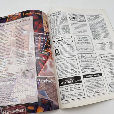 【F1_214】Handwoven May/June 1994  /INTERWEAVE PRESS
