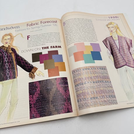 【F1_246】Handwoven November/December 2005  /INTERWEAVE PRESS