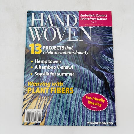 【F1_234】Handwoven March/April 2012  /INTERWEAVE PRESS