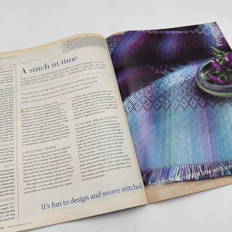 【F1_225】Handwoven March/April 2010  /INTERWEAVE PRESS