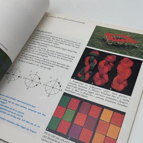 【F1_282】Färg Form Material - Studieplan till Stora vävboken /Laila Lundel /ICA bokförlag