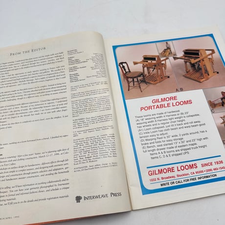 【F1_215】Handwoven May/June 1995  /INTERWEAVE PRESS