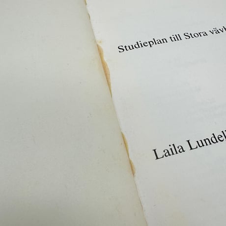 【B7_360】Färg Form Material - Studieplan till Stora väv­boken /Laila Lundell