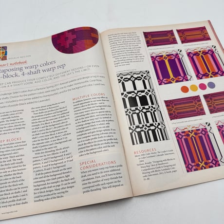 【F1_237】Handwoven March/April 2011  /INTERWEAVE PRESS