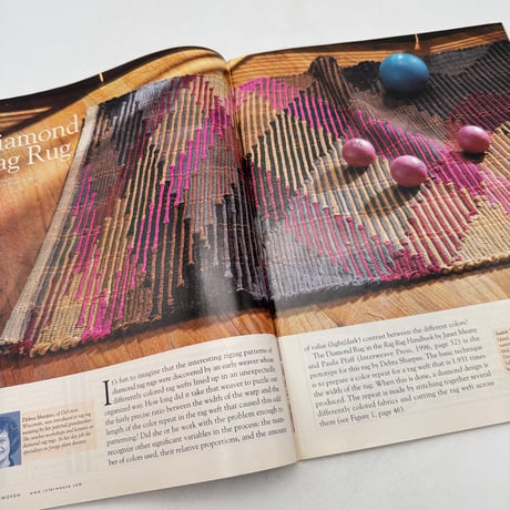 【F1_203】Handwoven November/December 2001  /INTERWEAVE PRESS