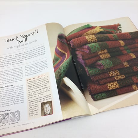 【古本】B268      HANDWOVEN　January / february 2006