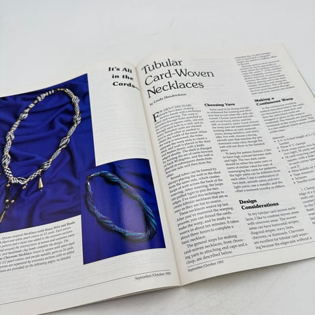 【F1_175】Handwoven  September/October 1993  /INTERWEAVE PRESS