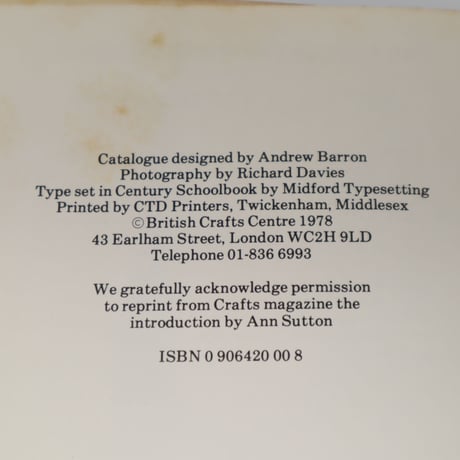 【古本】B4_095　3rd International Exhibition of Miniature Textiles, 1978 ミニチュアテキスタイルの第3回国際展示会