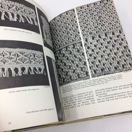 【古本】B026  MACRAME　The Art of Creative Knotting /Virginia I. Harvey マクラメ編み　バージニア・I・ハーベイ