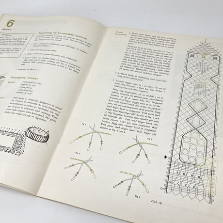 【B6_039】12 lektioner i knyppling /Kristina Malmberg