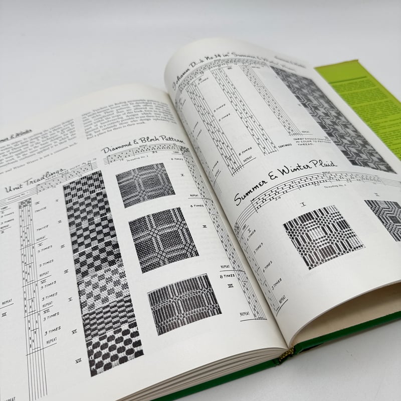 A HANDWEAVER'S PATTERN BOOK 織 組織図 ウィービング A