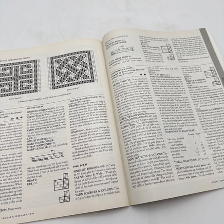 【F1_204】Handwoven January/February 1998  /INTERWEAVE PRESS