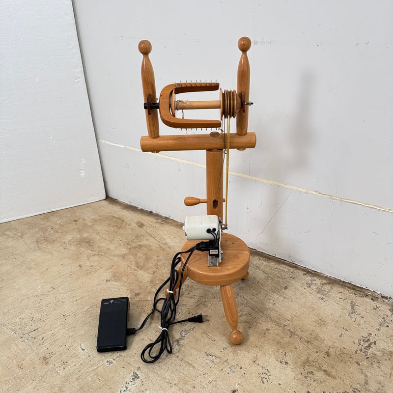 D944】<東京手織機> 電動紡ぎ車1 Electric Spinning Wheel |