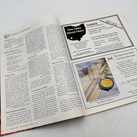 【F1_181】Handwoven  September/October 1999  /INTERWEAVE PRESS