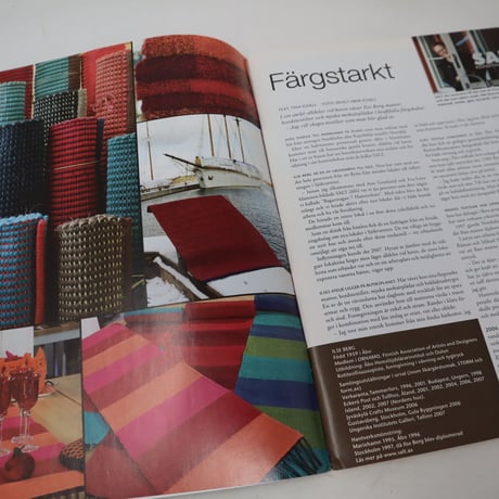【古本】B2_138　Vav Magasinet　VÄVMAGASINET NR2 2009 日本語訳冊子付