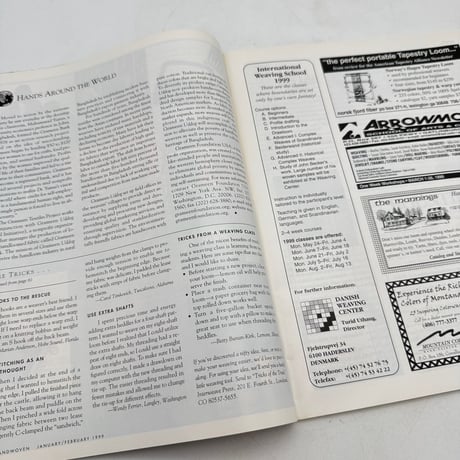 【F1_190】Handwoven January/February 1999  /INTERWEAVE PRESS