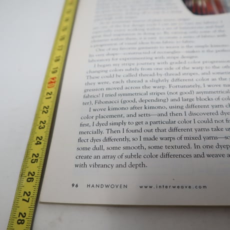 【古本】B2_206　HANDWOVEN March / April 2003