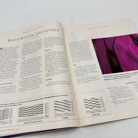 【F1_217】Handwoven January/February 1997  /INTERWEAVE PRESS