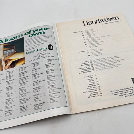 【F1_217】Handwoven January/February 1997  /INTERWEAVE PRESS