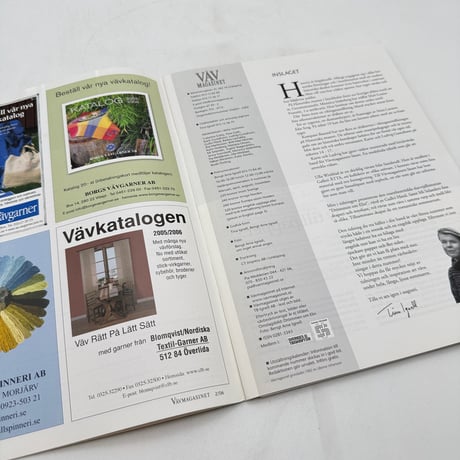 【F1_250】VAV MAGASINET 2/06 /Scandinavian Weaving Magazine /Scandinavian Weaving Magazine