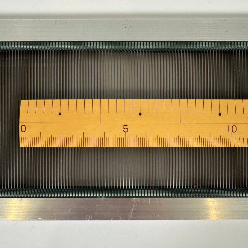 D578】<東京手織機>金筬 10cm間70羽 内寸90cm | 染め・織り道具 D578】<東京手織機>金筬 10cm間70羽 内寸90cm | 染め・織り道具