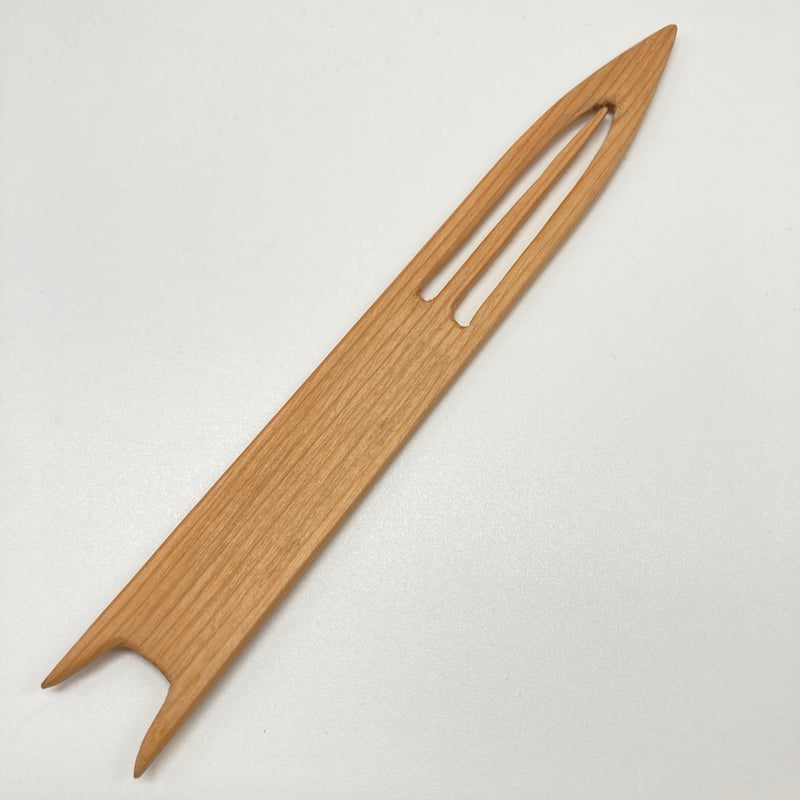 D447】網針シャトル 19.5cm | 染め・織り道具 SHIRO.