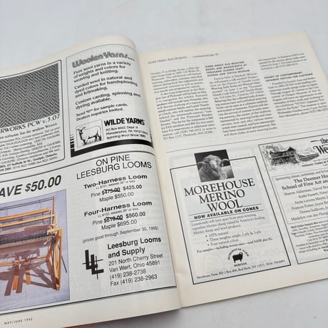 【F1_215】Handwoven May/June 1995  /INTERWEAVE PRESS