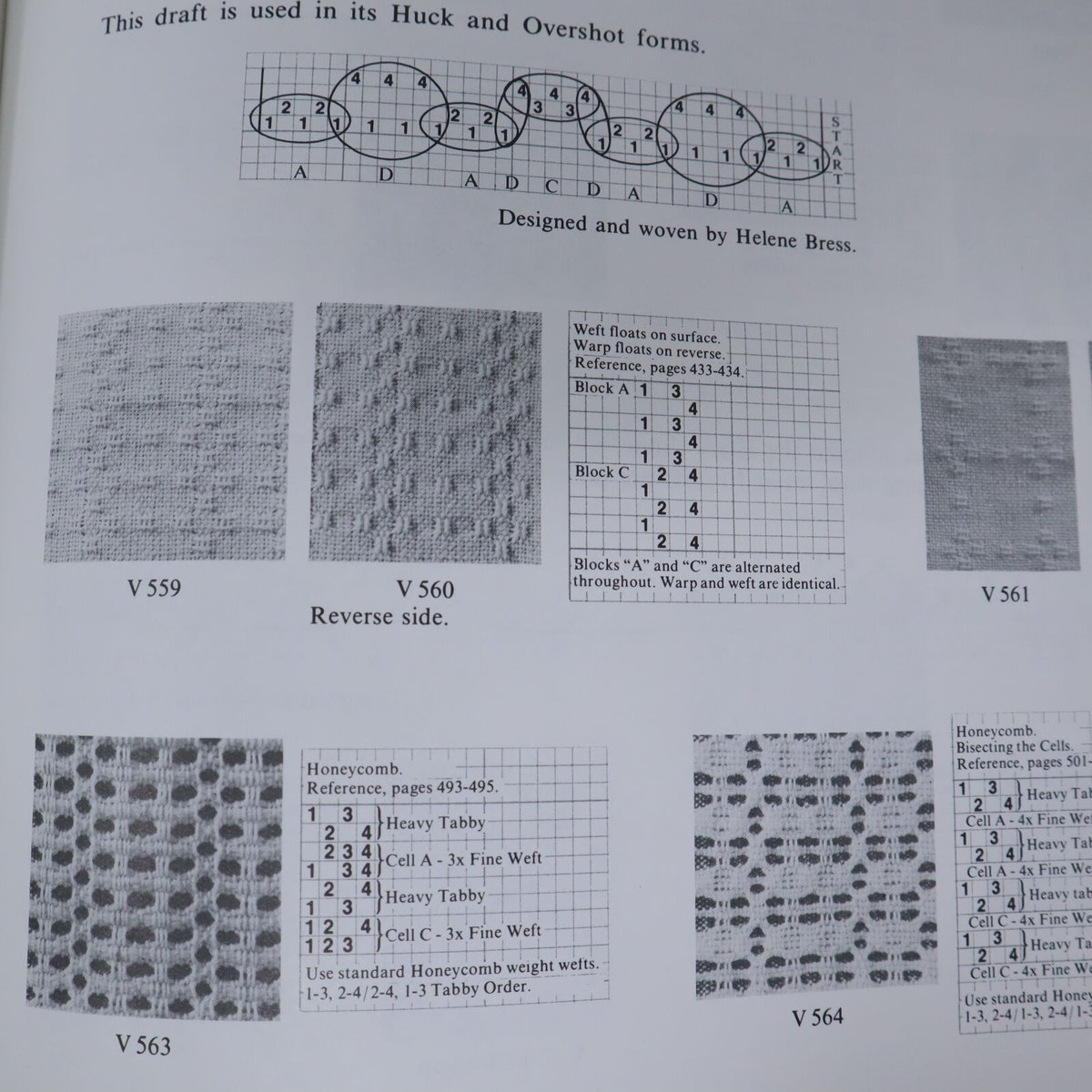 THE WEAVING BOOK 機織り 古本】B2_16 THE WEAVING BOOK Patterns & Ideas /