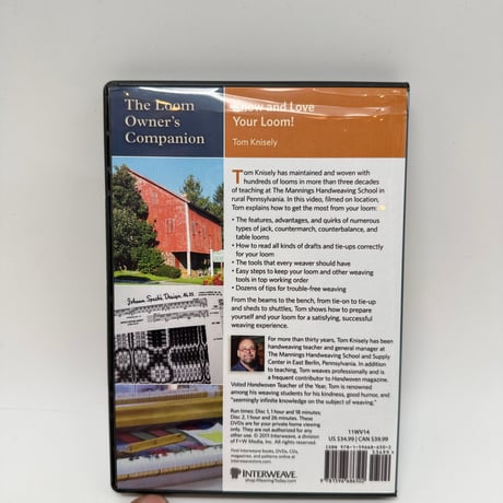 【F1_252】【DVD】 PressThe Loom Owner's COMPANION  /Tom Knisely /Interweave Press