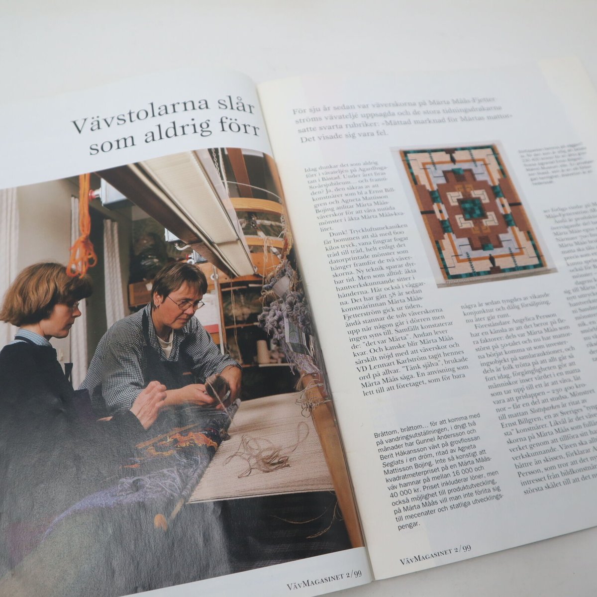 古本】B2_264 Vav Magasinet VÄVMAGASINET NR2 1999