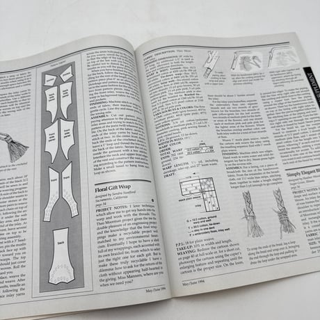 【F1_214】Handwoven May/June 1994  /INTERWEAVE PRESS