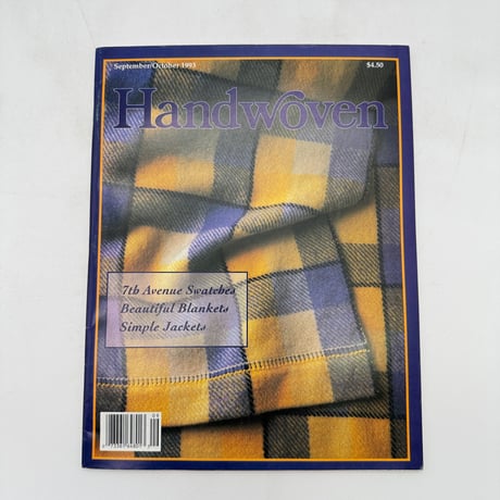 【F1_175】Handwoven  September/October 1993  /INTERWEAVE PRESS