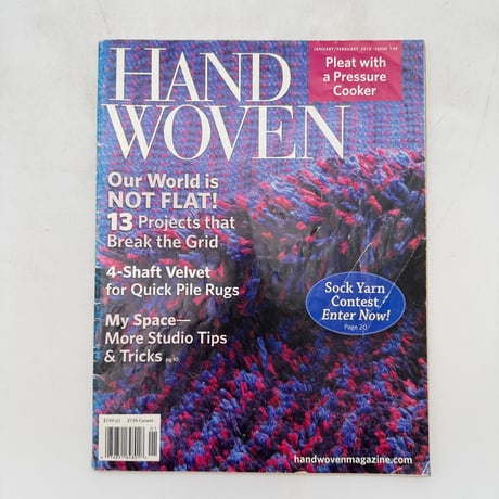 【F1_245】Handwoven January/February 2010  /INTERWEAVE PRESS
