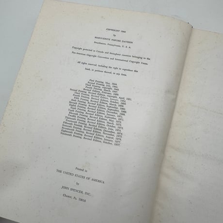 【F1_291】A HANDWEAVER'S PATTERN BOOK REVISED EDITION /Marguerite Porter Davison