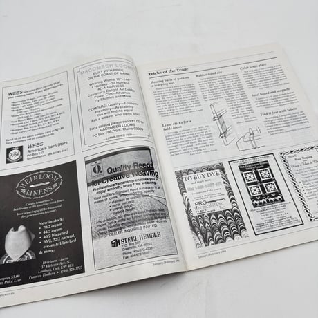 【F1_196】Handwoven January/February 1994  /INTERWEAVE PRESS