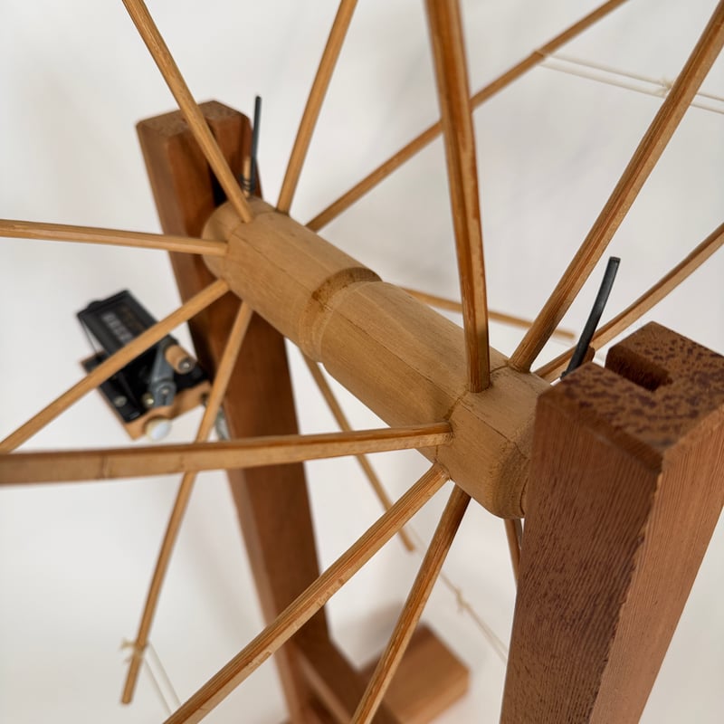 織の道具　かせかけ台　カウンター付き 織の道具 かせかけ台 カウンター付き