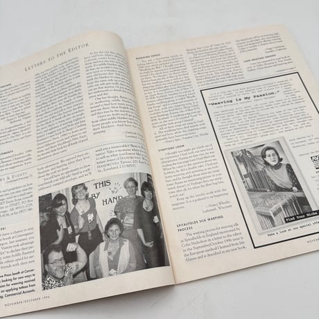 【F1_207】Handwoven November/December 1996  /INTERWEAVE PRESS