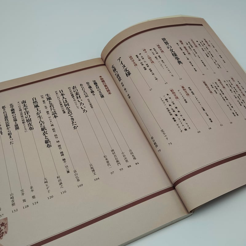 B7_171】シリーズ［染織の文化］⑤ 染織の基礎 多種多様な素材と文様