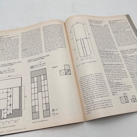 【F1_202】Handwoven January/February 1997  /INTERWEAVE PRESS