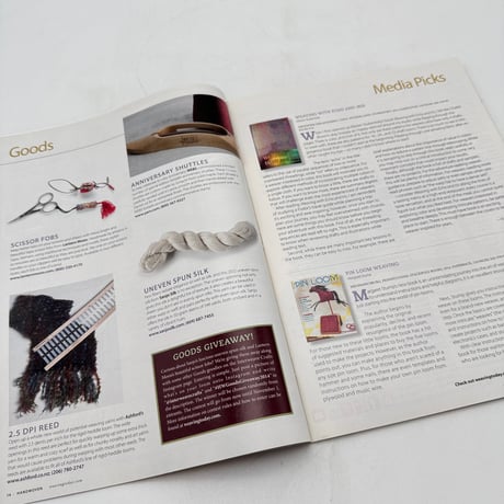 【F1_230】Handwoven November/Dicember 2014  /INTERWEAVE PRESS