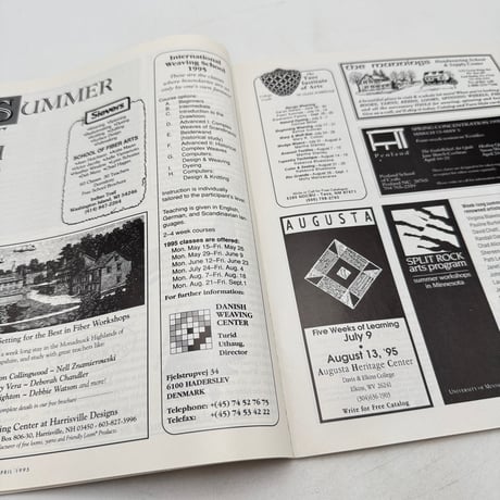 【F1_183】Handwoven March/April 1995  /INTERWEAVE PRESS