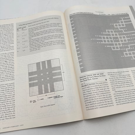 【F1_190】Handwoven January/February 1999  /INTERWEAVE PRESS