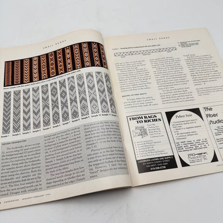 【F1_210】Handwoven January/February 1996  /INTERWEAVE PRESS