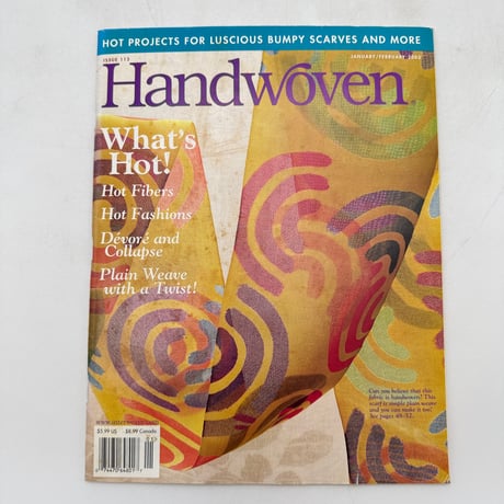 【F1_187】Handwoven January/February 2003  /INTERWEAVE PRESS