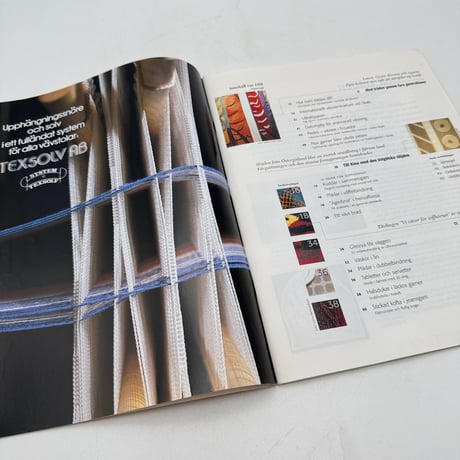 【F1_111】VAV MAGASINET nr 1:2002 /Scandinavian Weaving Magazine  /Scandinavian Weaving Magazine 英訳付