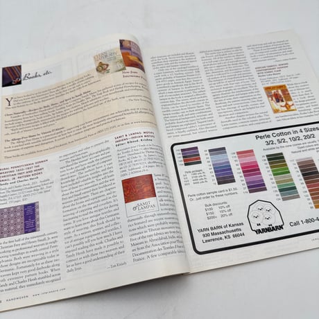 【F1_211】Handwoven January/February 2002  /INTERWEAVE PRESS