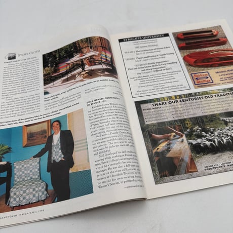 【F1_152】Handwoven March/April 1999  /INTERWEAVE PRESS