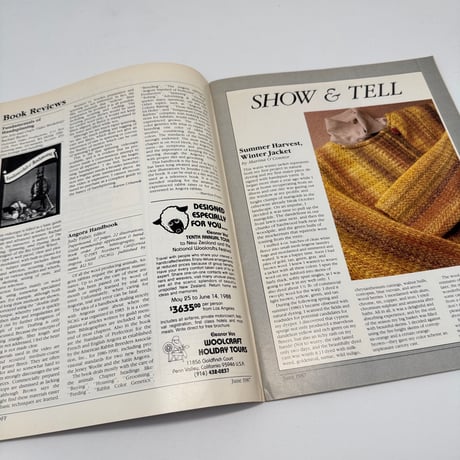 【F1_258】Spin-Off Magazine Summer 1987 /Interweave Press