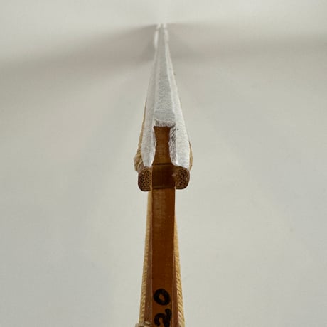【D624】竹筬 鯨20羽 内寸85cm ※ワレあり