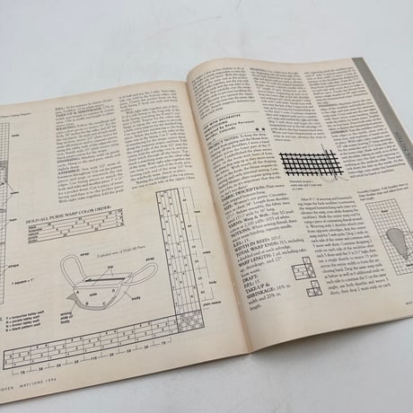 【F1_185】Handwoven May/June 1996  /INTERWEAVE PRESS